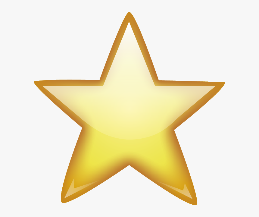 Star Emoji Png - Transparent Background Star Emoji, Png Download