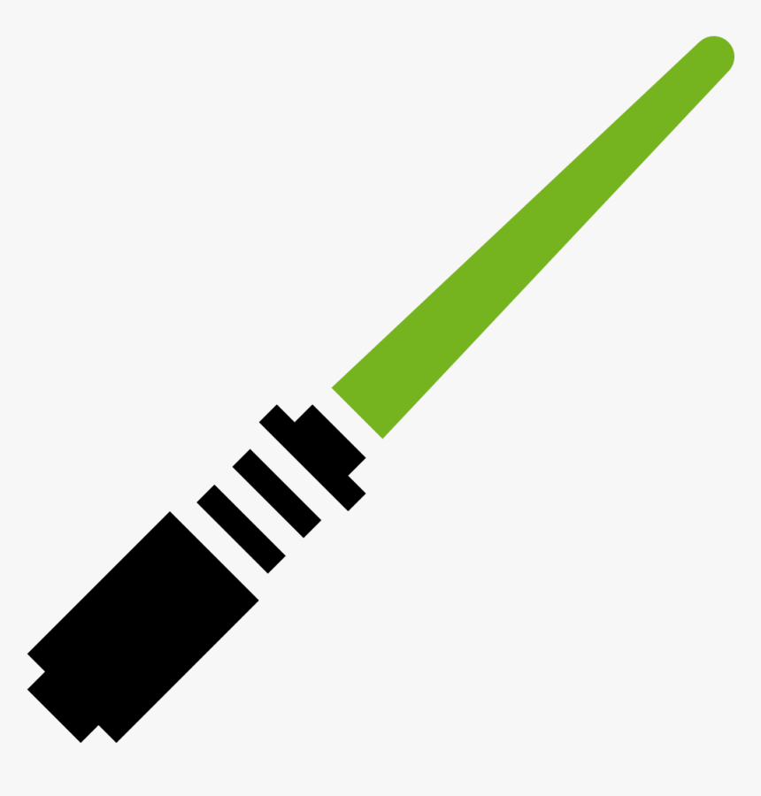 Lightsaber Green Icon - Star Wars Lightsaber Icon, HD Png Download