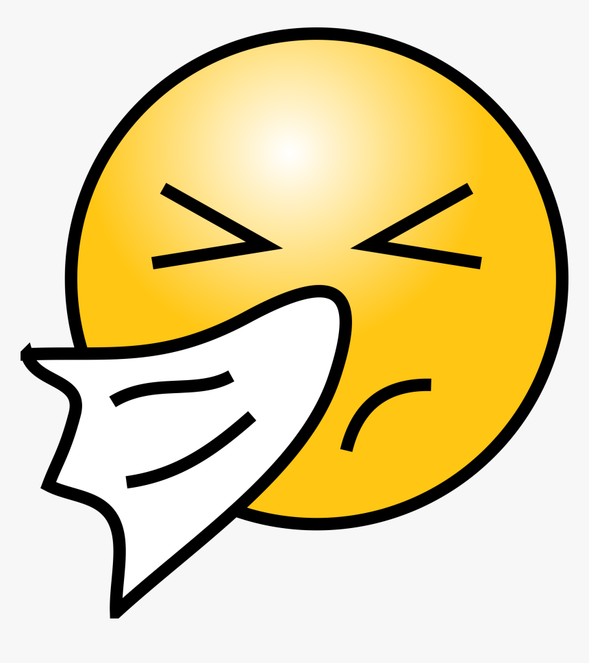 Eye Emoji Png -emoji Clipart Sick - Have A Cold Emoji, Transparent Png