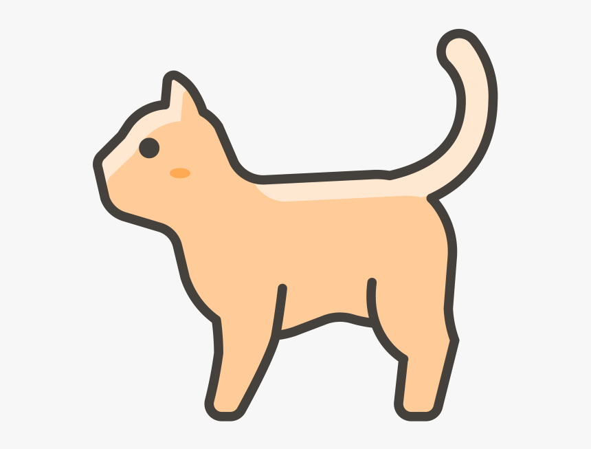 Transparent Cat Tail Png - Portable Network Graphics, Png Download