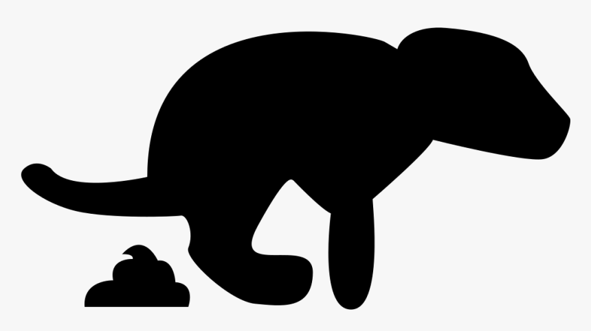 Dog And Poop Silhouette Svg Png Icon Free Download - Dog Poop Icon Png, Transparent Png