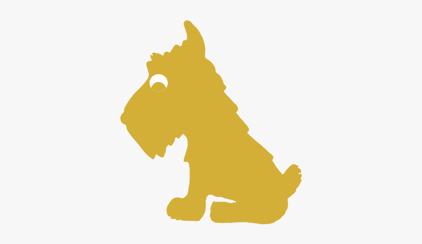 Big Cat Dog Tail Silhouette - Illustration, HD Png Download