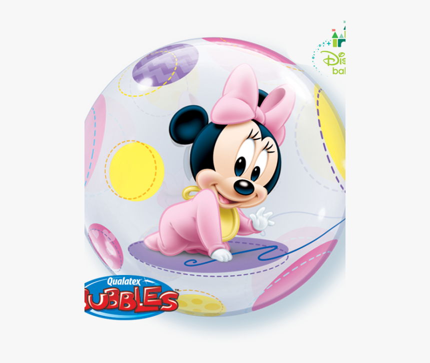 Burbuja Minnie Bebe - Mini Mouse Baby Shower, HD Png Download