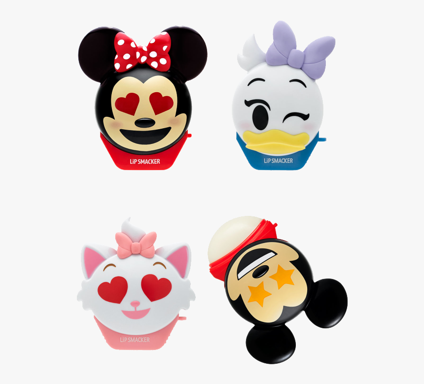 Disney Emoji Lip Balm 4 Pack - Lip Smackers Disney Mini, HD Png Download