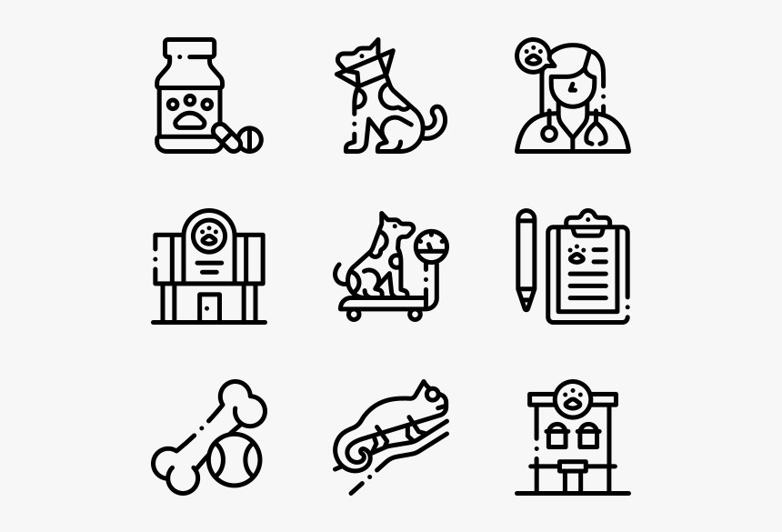Programming Languages Icons Lineart - Work Icon, HD Png Download