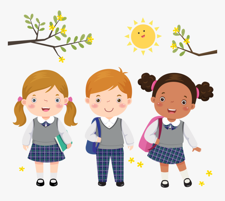 School Uniforms Uniform Vector Wear Student Child Clipart Student Uniform Clipart, HD Png