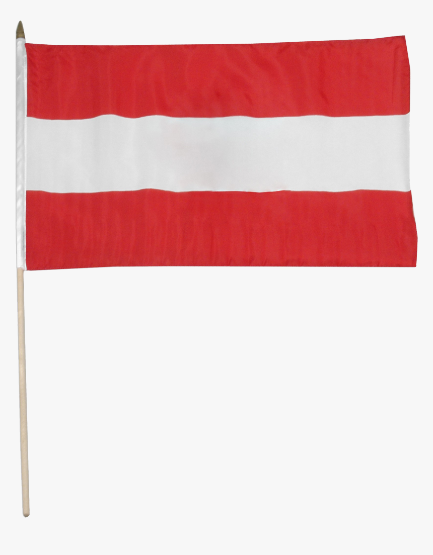 Austria Flag Png Pic - Austria Flag On Pole, Transparent Png