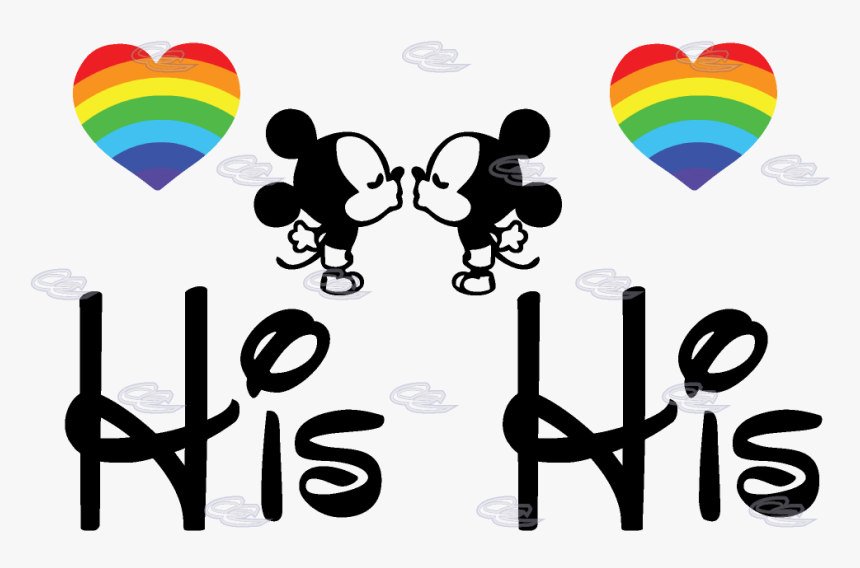 Rainbow Clipart Mickey Mouse - Mr And Mrs Mickey Mouse, HD Png Download ...