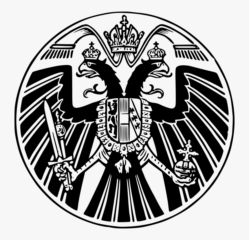 Visual Arts,art,monochrome Photography - Austrian Coat Of Arms Drawing, HD Png Download