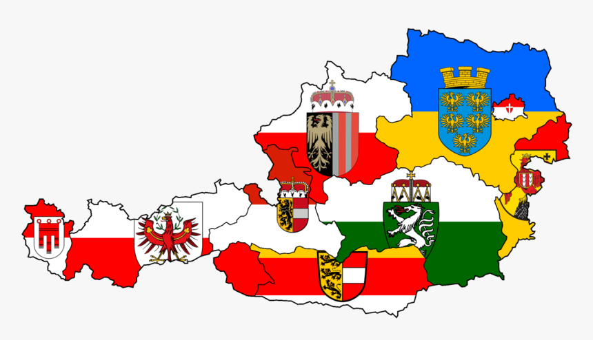 Clip Art Austrian Clipart - Austria Flag With Coat Of Arms, HD Png Download