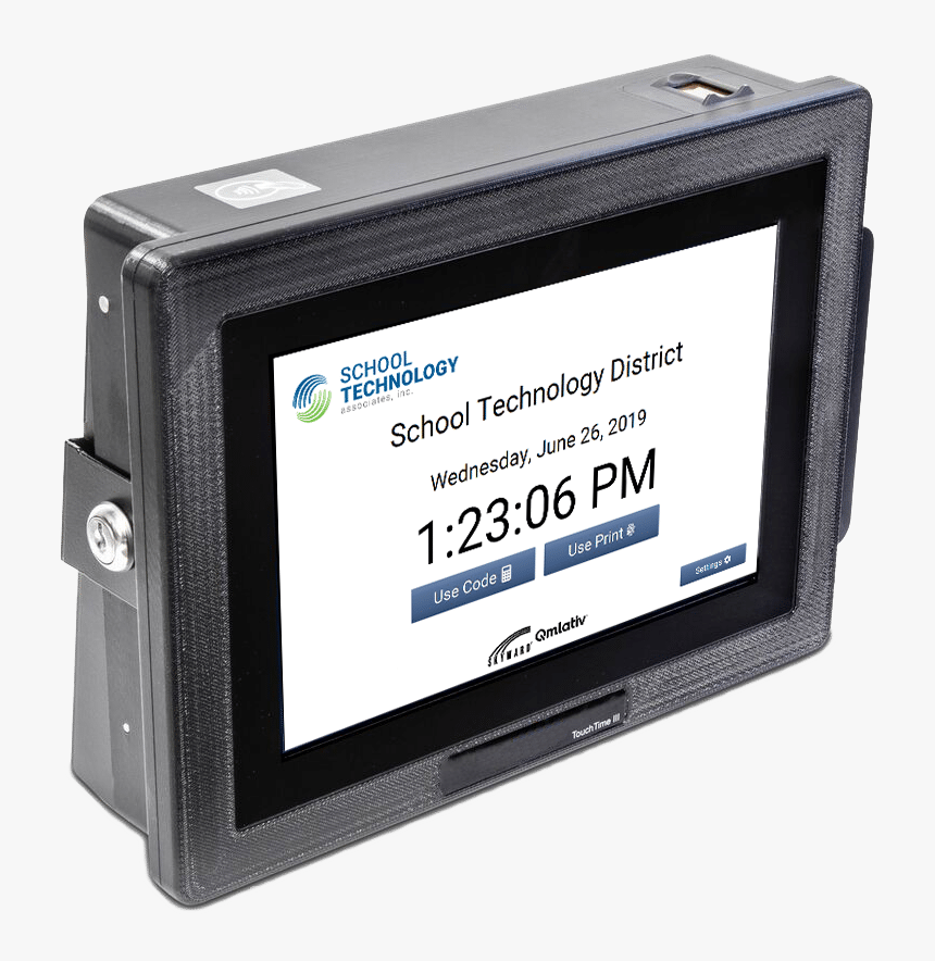 Touch Clock Running School Technology S Interface For - Screen, HD Png Download