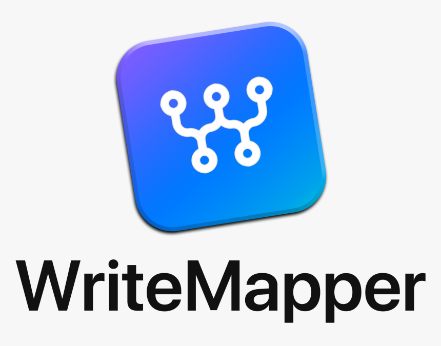 The Light Background Logo For Writemapper, An Outlining - Operating System, HD Png Download