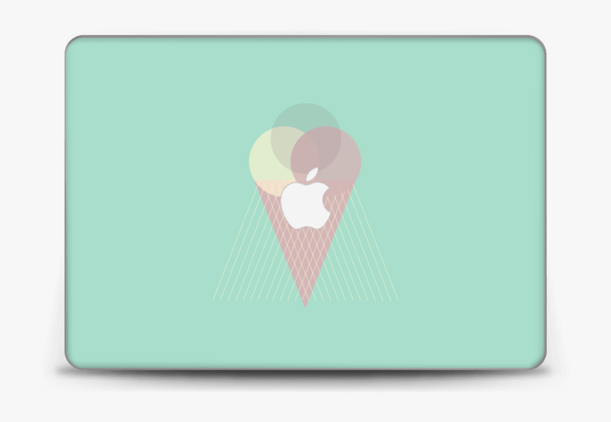 Mint Green Ice Cream Skin Macbook Pro Retina 15” - Ice Cream Cone, HD Png Download