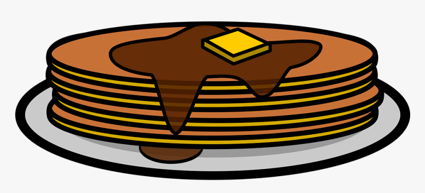 Breakfast, Pancakes, Stack, Syrup - Pancake, HD Png Download