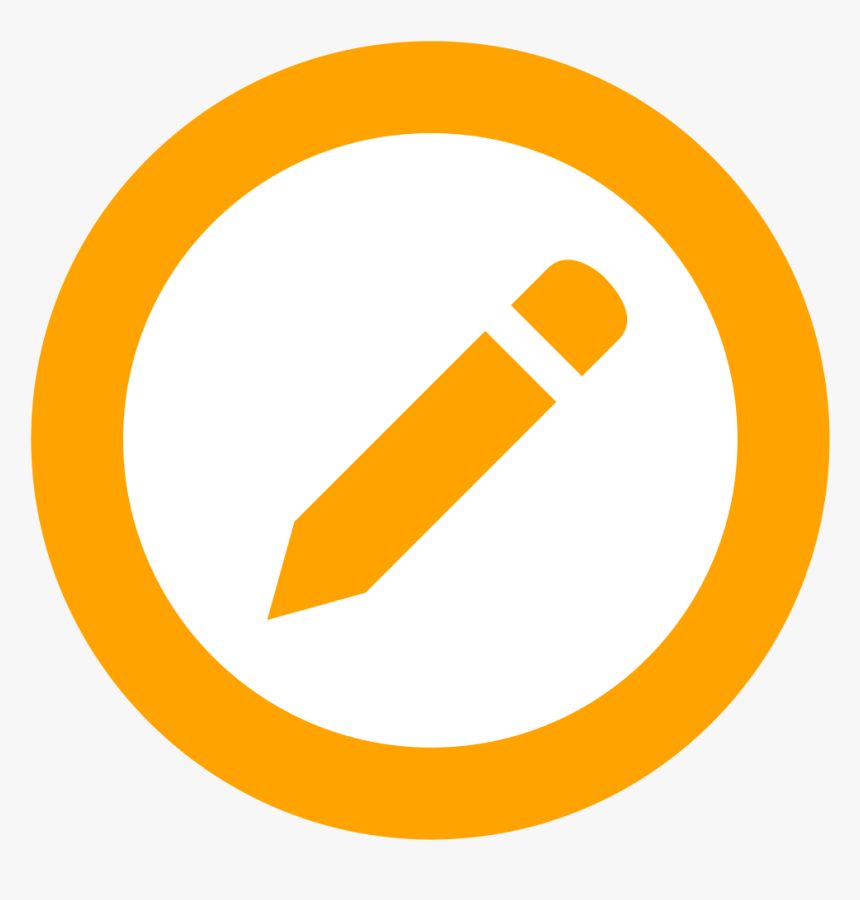 Review - Writing Icon - Writing Orange Icon Png, Transparent Png