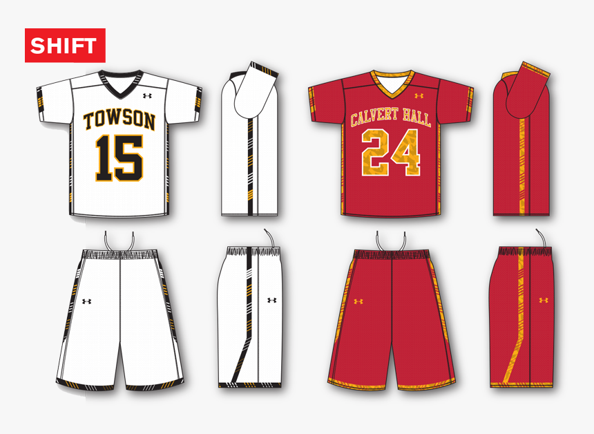 Under Armour Shift Custom Sublimated Lacrosse Uniform - Under Armour Basketball Uniform Sublimation, HD Png Download