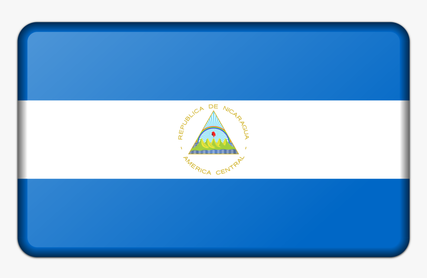 Flag Of Nicaragua Clip Arts - Easiest Flag In The World, HD Png Download