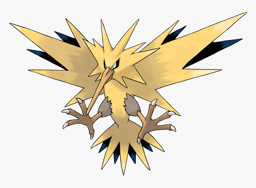 Zapdos Pokemon, HD Png Download