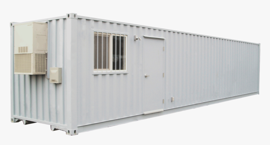 8 Foot By 40 Foot Ground Level Container Office Plus - Container Design Png, Transparent Png