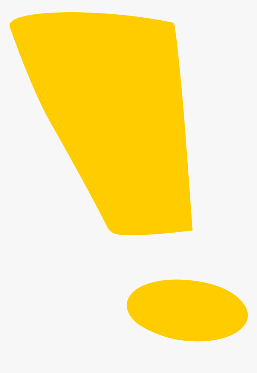 Yellow Exclamation Mark, HD Png Download