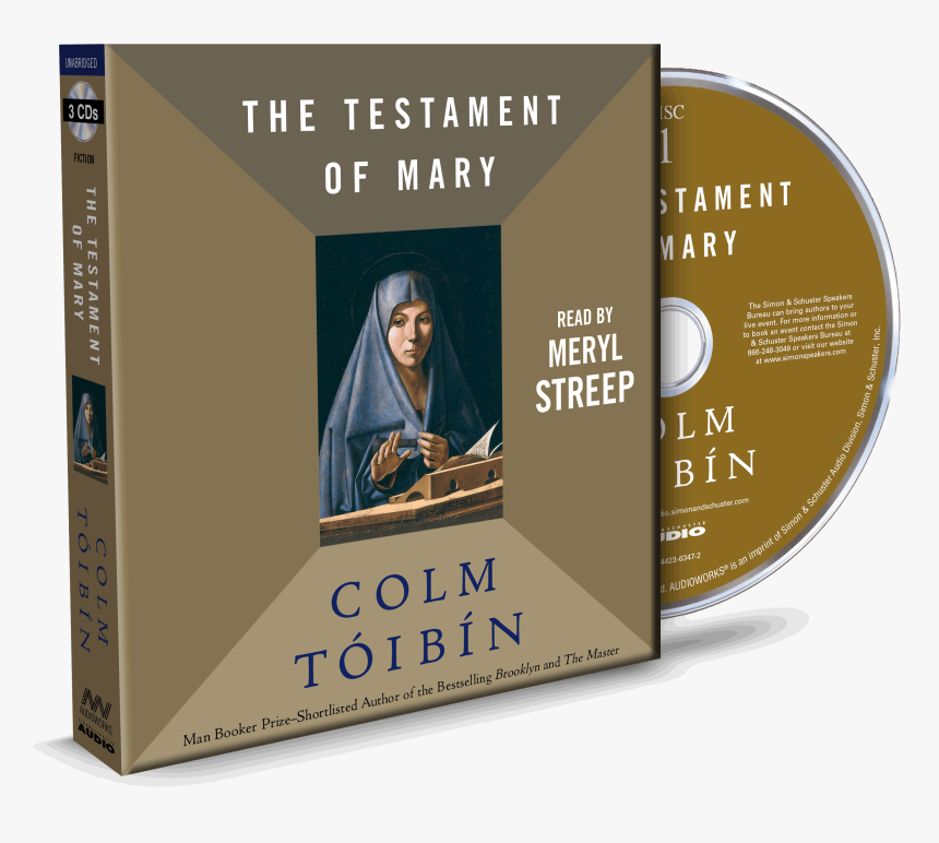Provocative, Haunting, And Indelible, Meryl Streep - Testament Of Mary By Colm Toibin, HD Png Download