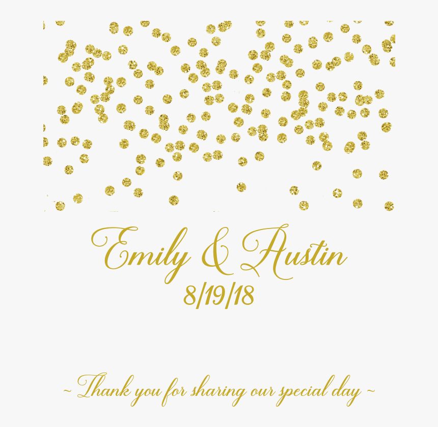 Wedding , Png Download - Free Gold Confetti Png, Transparent Png