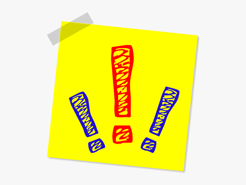 Exclamation Point, Attention, Exclamation, Warning - Attention Warning Icon Clip Art, HD Png Download