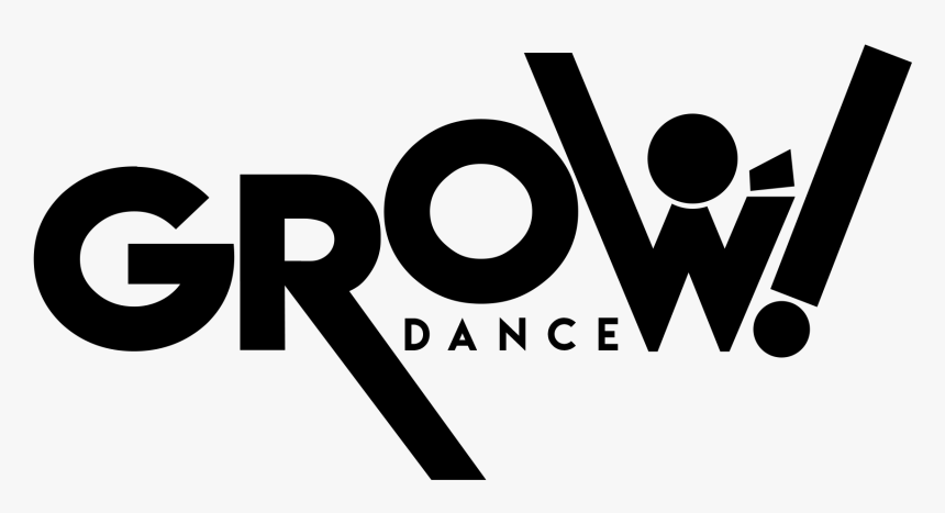 Black Text Of Grow With An Exclamation Mark - Graphic Design, HD Png Download