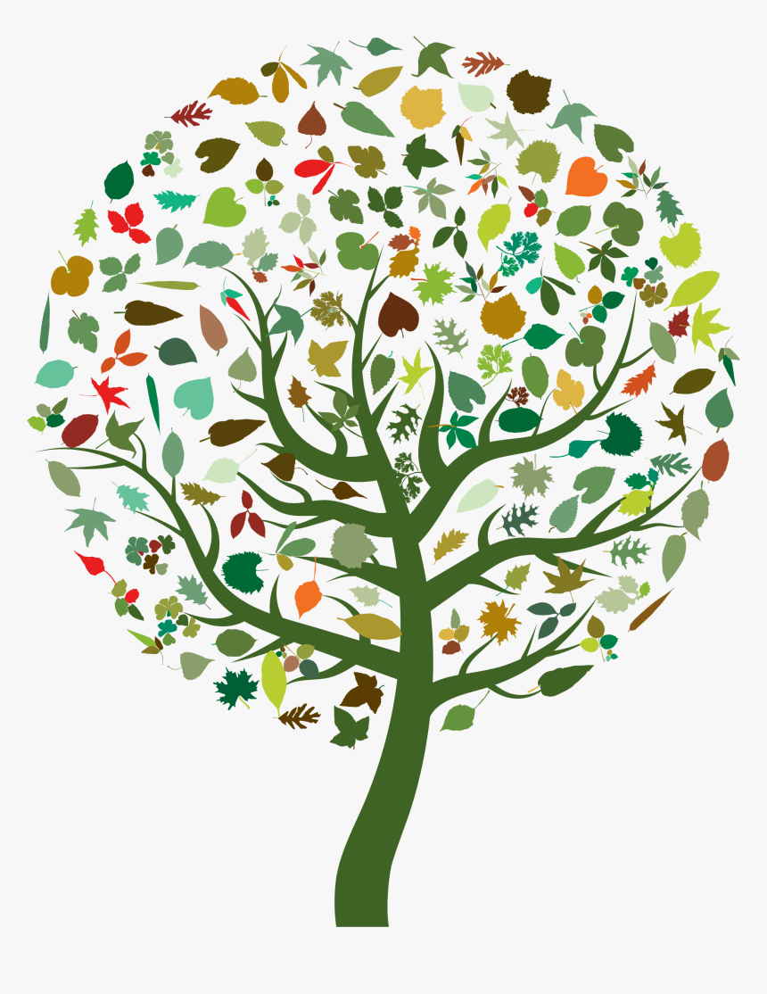 Transparent Abstract Png - Abstract Tree Clipart, Png Download