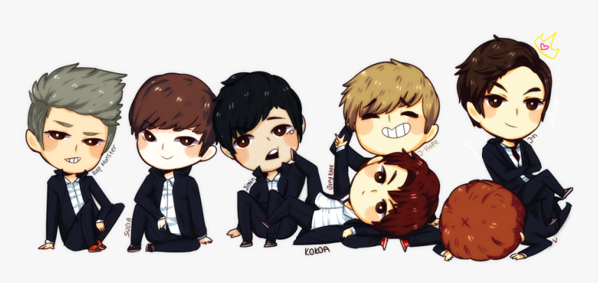 Bts Boy In Luv Chibi, HD Png Download