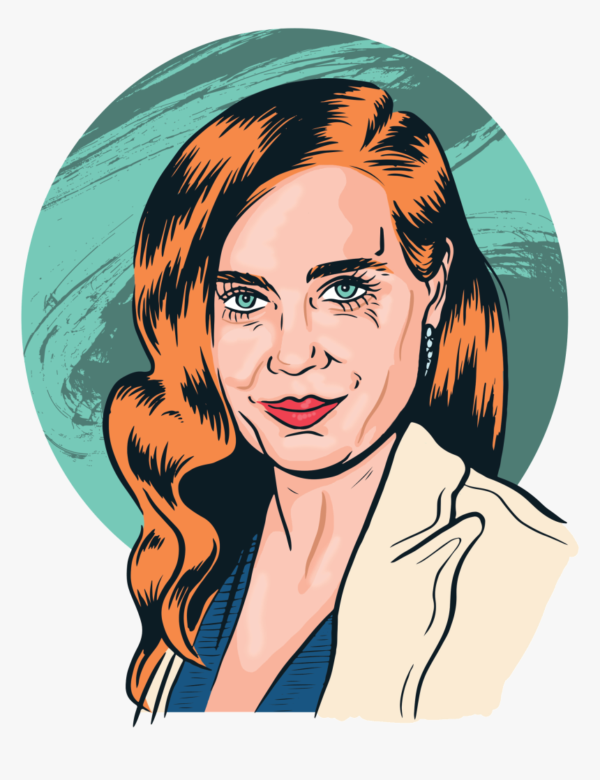 Amy Adams Illustration, HD Png Download