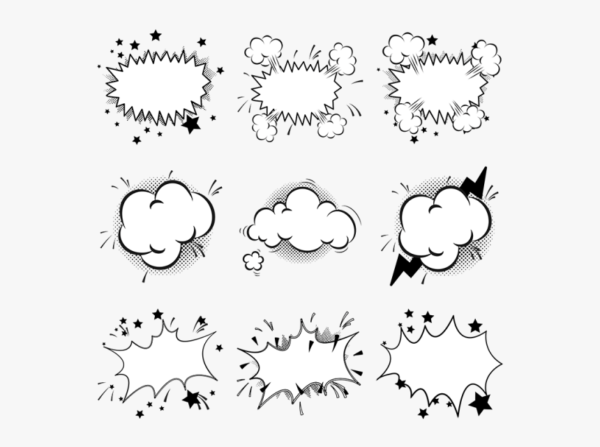 Comic Bubble Vector Png - Comics Bubble Free Png, Transparent Png