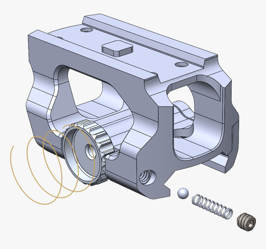 Scalarworks Leap Aimpoint T1/t2 - Qd Mount Trijicon Mro Patrol, HD Png Download