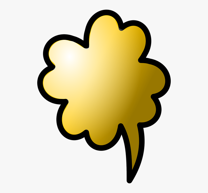 Cloud, Gold, Cloud Computing, Virtual, Www - Gold Speech Bubble Png, Transparent Png
