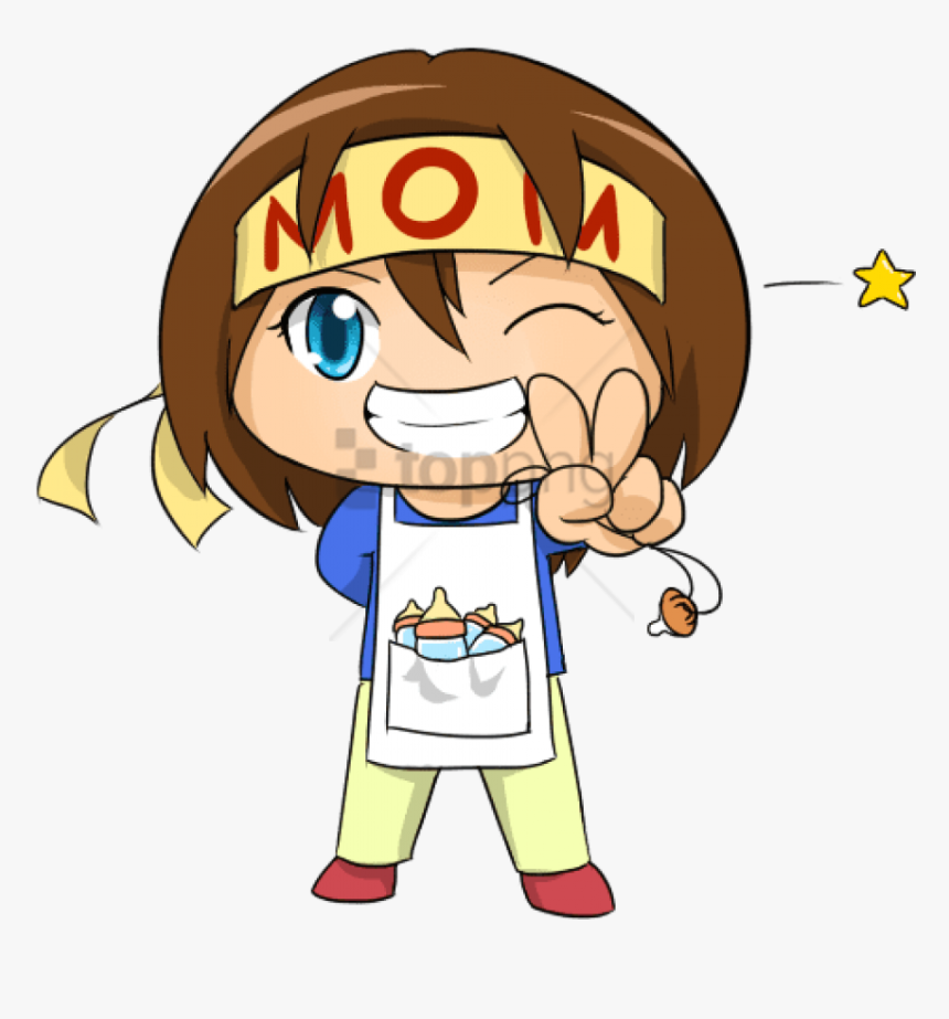 Cute Mother Cartoon Face, HD Png Download