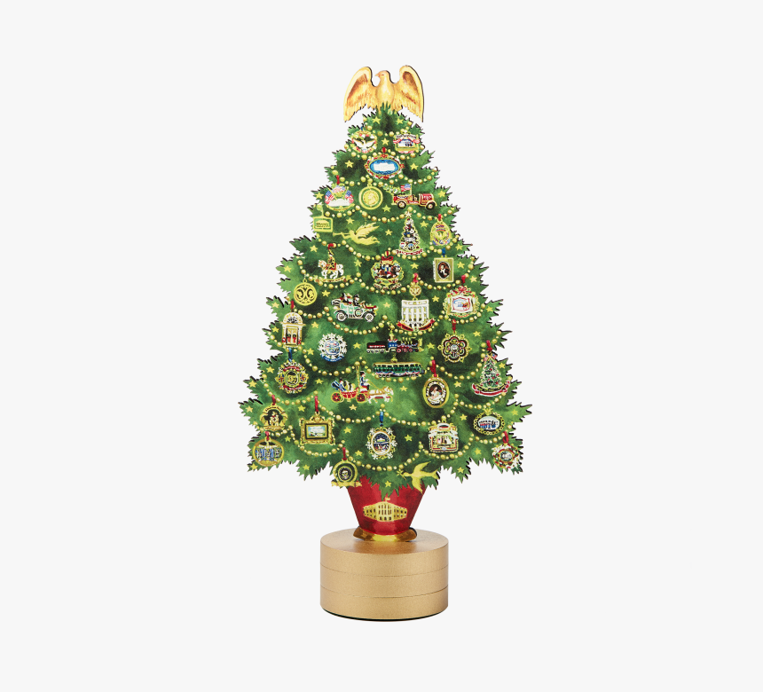 Four Foot Christmas Tree In Pot, HD Png Download