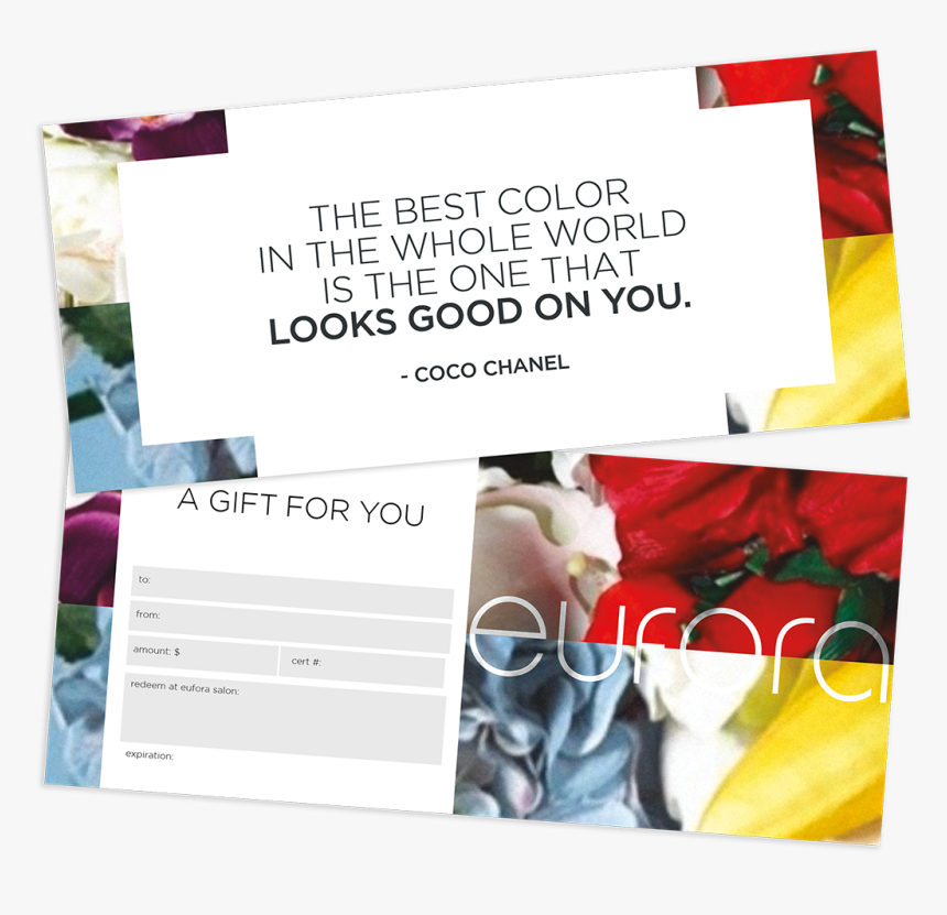 Transparent Gift Certificate Template Png - Brochure, Png Download