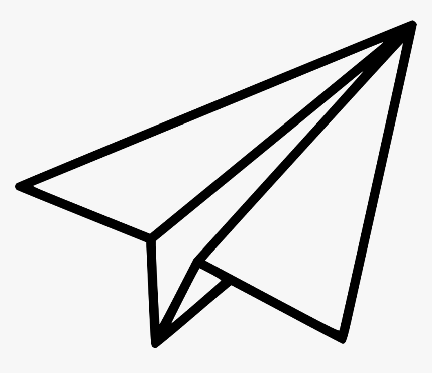 Paper Airplane Clipart Png, Transparent Png