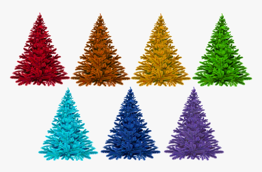 Christmas Colorful Rainbow Free Picture - Christmas Day, HD Png Download