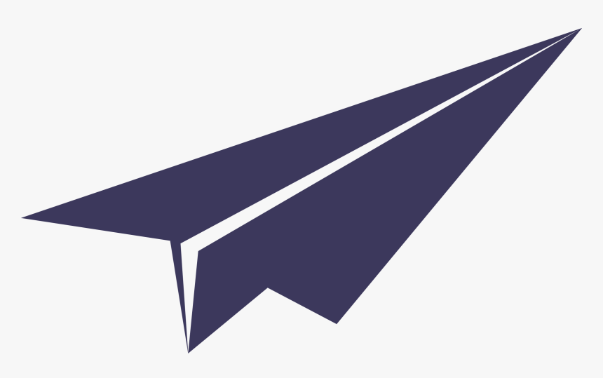 Paper Plane Png Blue, Transparent Png