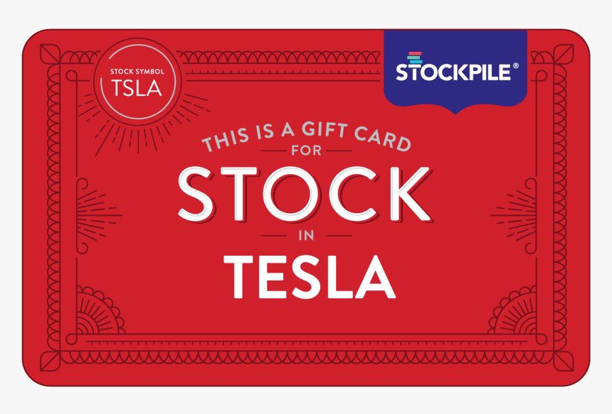 Stockpile Tesla Gift Card, HD Png Download , Transparent Png Image