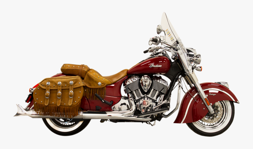 4” Silver Bullet Baffled Longtail Slip-on Mufflers - Indian Chief Motorcycle Red, HD Png Download