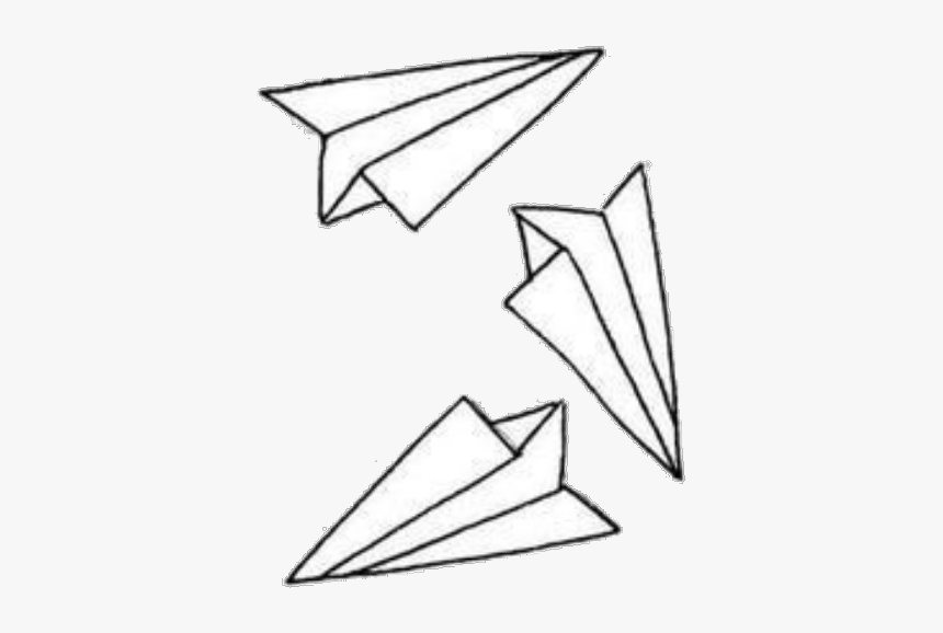 #paperairplane #paperairplanes #paper #plane #planes - Triangle, HD Png Download
