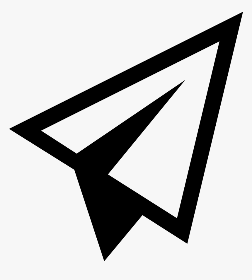 Paper Airplane Symbol - Paper Plane Logo Png, Transparent Png