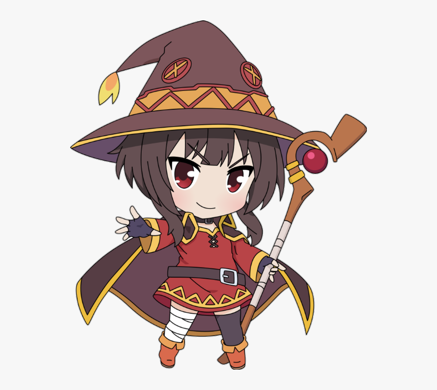 #konosuba #megumin #explosion - Megumin Konosuba Chibi, HD Png Download