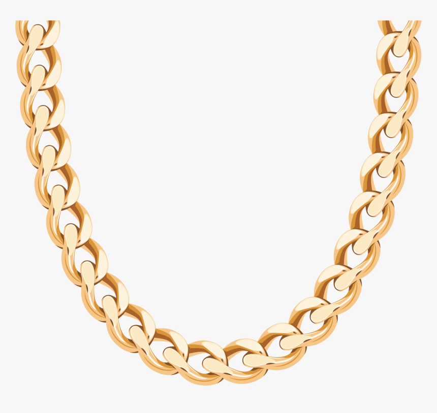 Transparent Choker Necklace Png - Heavy Gold Chain Designs For Mens, Png Download