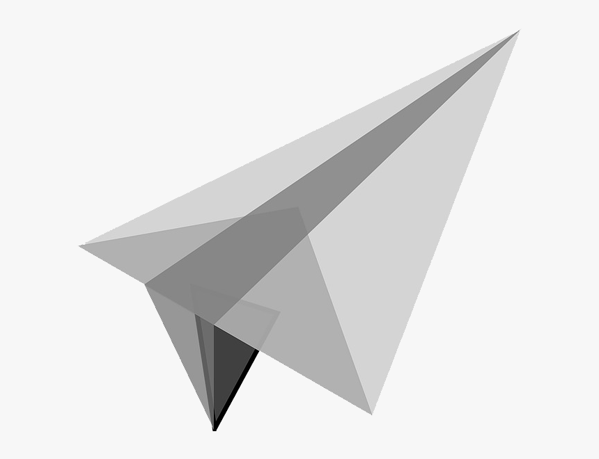 Origami Of Aeroplane Transparent, HD Png Download