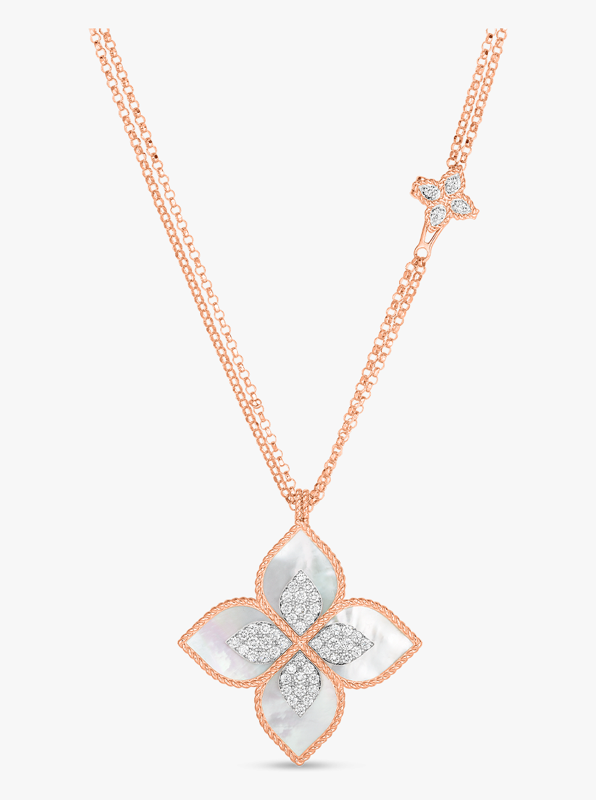 Roberto Coin Venetian Princess Mother Of Pearl Double - Roberto Coin Mop Necklace, HD Png Download