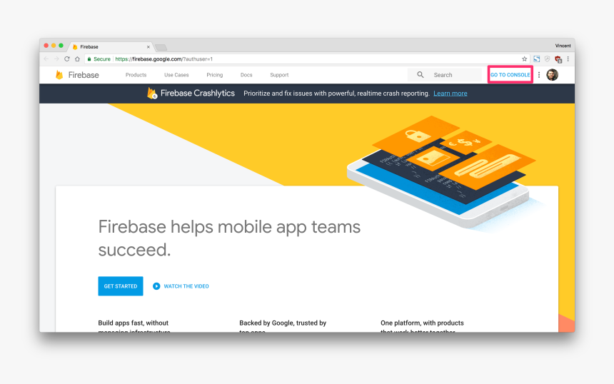 Part7 Firebase Console - Build Apps Fast Without Managing Infrastructure, HD Png Download