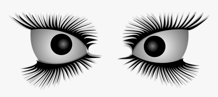 Eyes, Eyelashes, Crazy, Demented, Enrage, Evil, Insane - Crazy Eyes No Background, HD Png Download